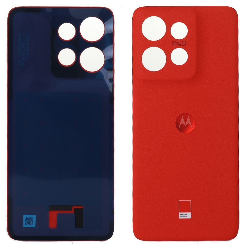 Задняя крышка Motorola Edge 50 Neo (красная оригинал Китай) 178982 фото