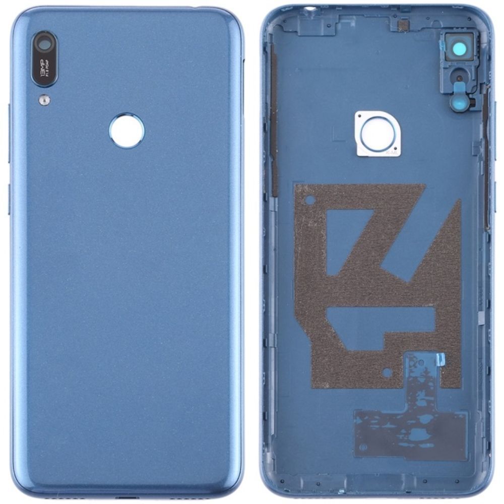 Задняя крышка Huawei Y6 2019 MRD-LX1, Y6 Prime 2019 (синяя оригинал Китай со стеклом камеры) 193678 фото