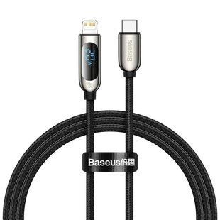 Кабель зарядки Baseus Display Fast Charging Data Cable Type C to Lightning 20W 1м CATLSK-01 150238 фото