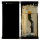 Дисплей Sony Xperia XA1 Plus G3416 G3412 G3426 G3421 G3423 + тачскрин (черный с передней панелью) 143445 фото