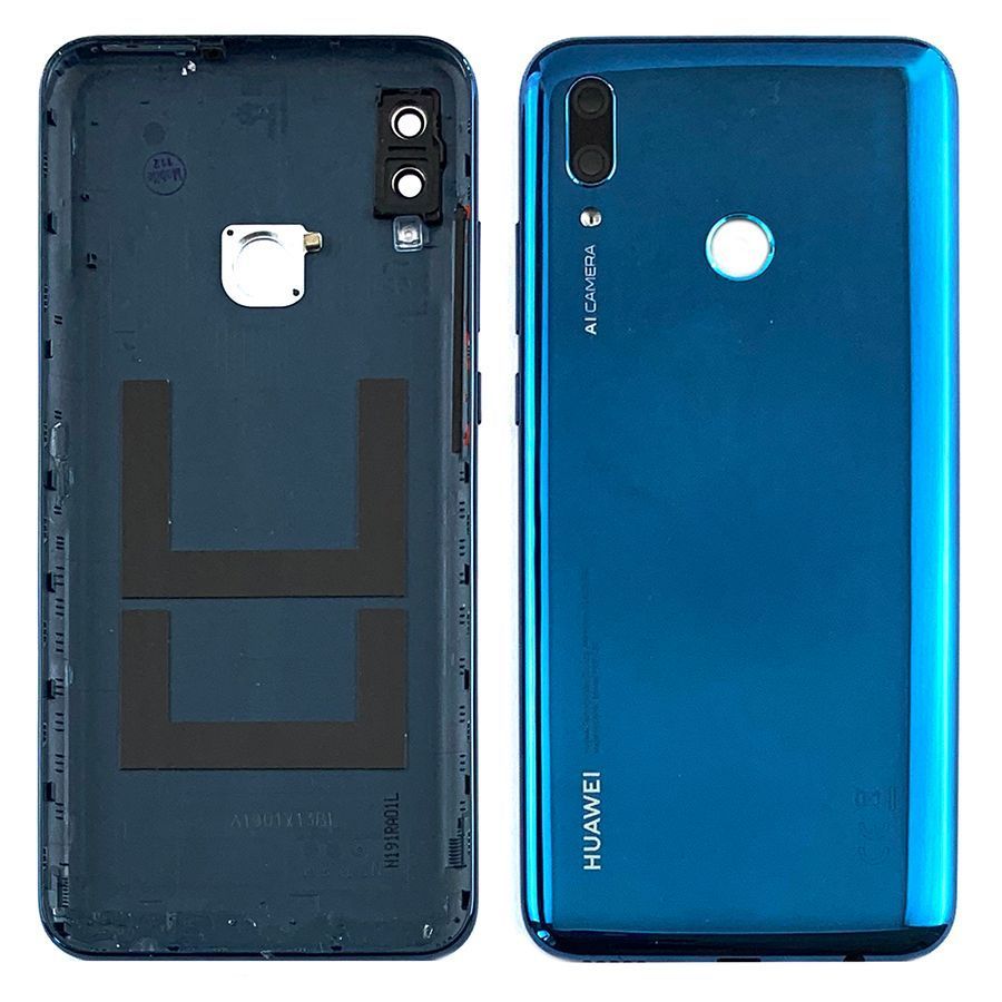 Задняя крышка Huawei P Smart 2019 POT-LX1 (синяя оригинал Китай со стеклом камеры) 162048 фото