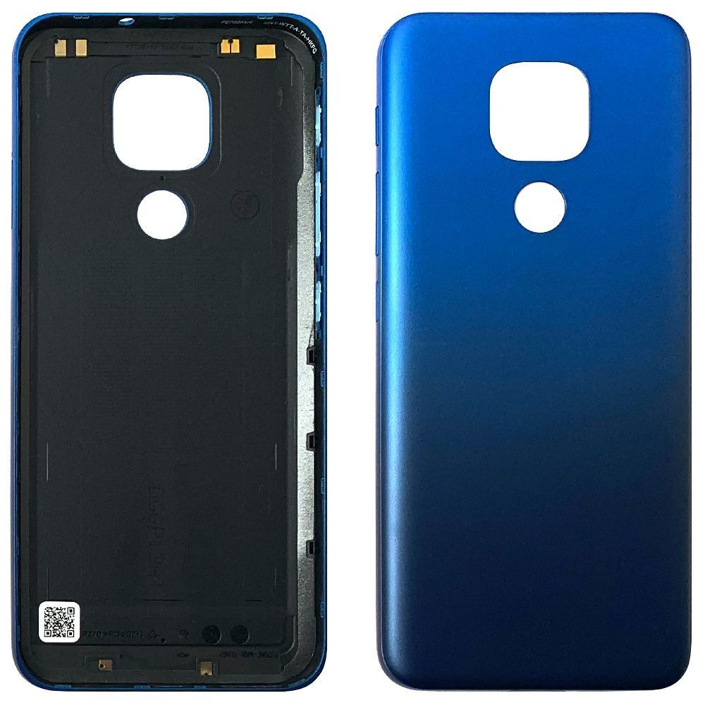 Задня кришка Motorola Moto E7 Plus XT2081 (синя оригінал Китай) 160598 фото