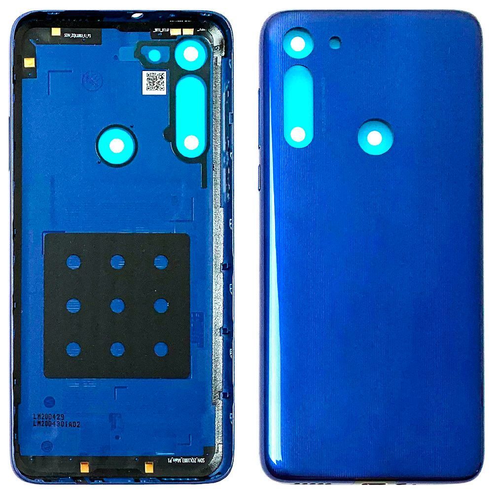 Задняя крышка Motorola Moto G8 XT2045-1 (синяя оригинал Китай) 161279 фото
