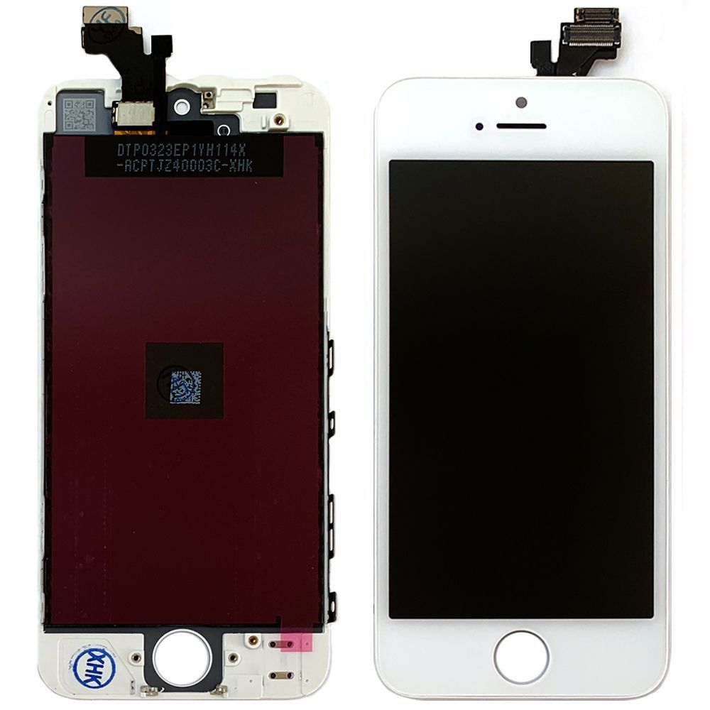 Дисплей Apple iPhone 5 + тачскрин Распродажа (белый AAAA) 153052 фото