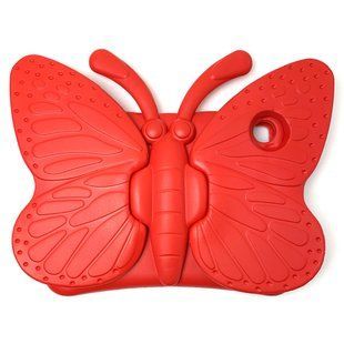 Детский противоударный чехол Butterfly для Pad Mini 1, Mini 2, Mini 3, Mini 4, Mini 5 (красный) 155469 фото