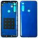 Задняя крышка Motorola Moto G8 XT2045-1 (синяя оригинал Китай) 161279 фото
