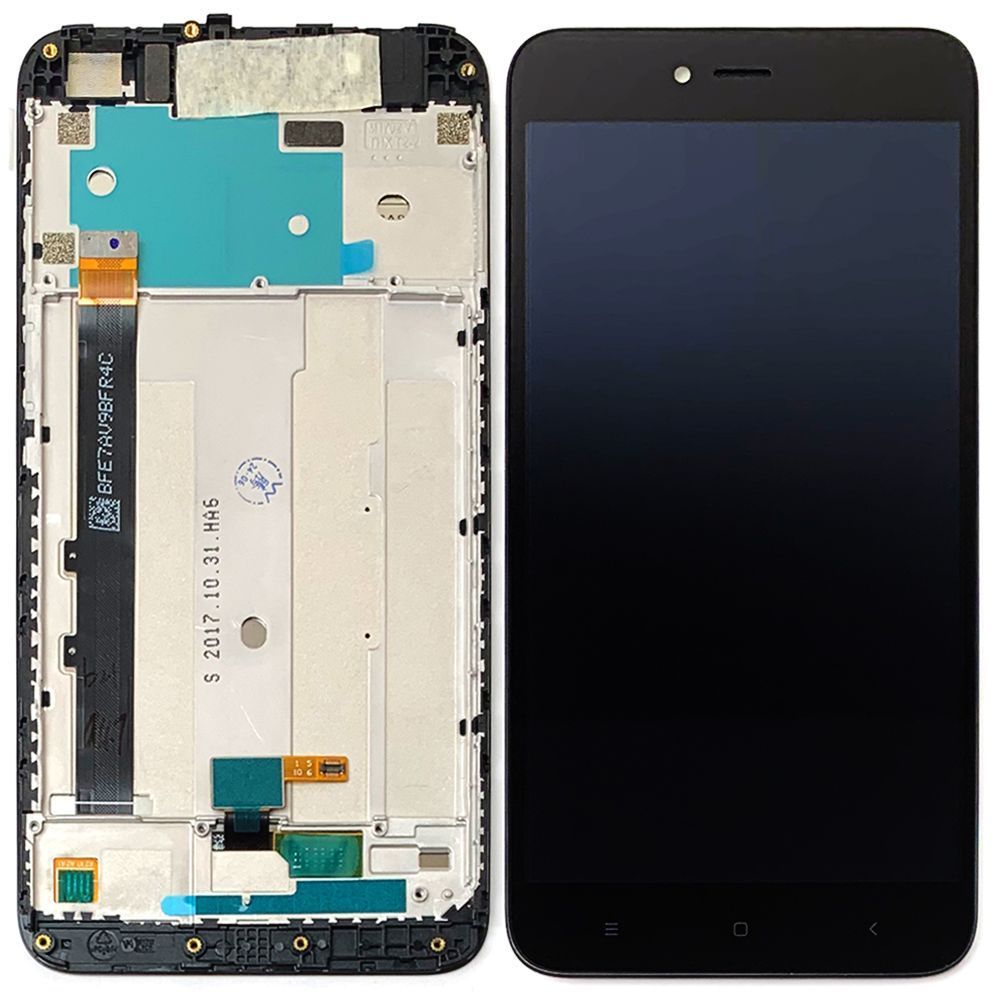 Дисплей Xiaomi Redmi Note 5A 2/16 Gb MDG6 з тачскріном Розпродаж (чорний оригінал Китай із рамкою) 142920 фото