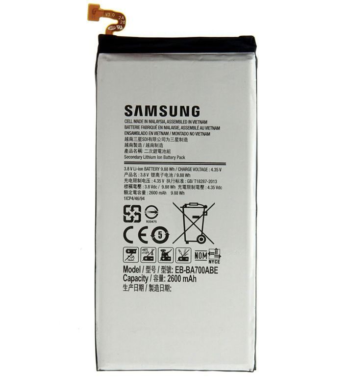 Аккумулятор Samsung EB-BA700ABE - Распродажа - оригинал Китай Galaxy A7 2015 A700F A700H 2600 mAh 153679 фото