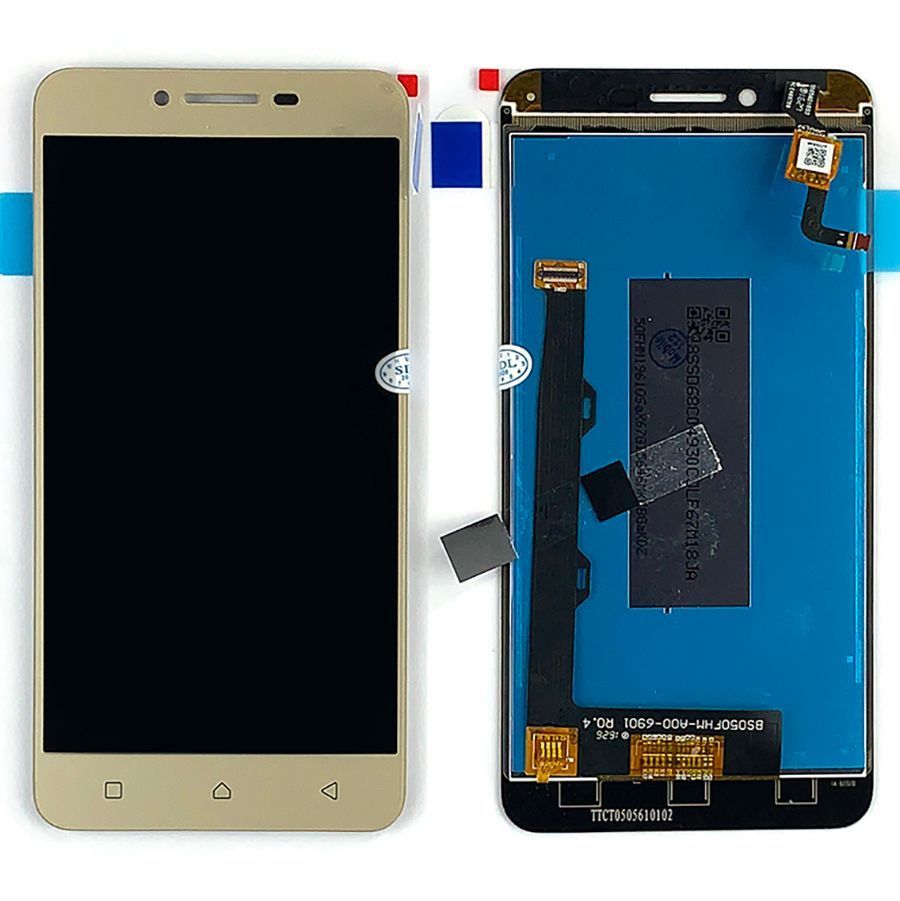 Дисплей Lenovo A6020a46 Vibe K5 Plus, Lemon 3 + тачскрин (золотистый оригинал 100%) 152323 фото