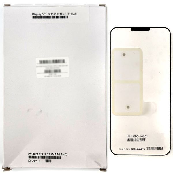Дисплей Apple iPhone 16 + тачскрин (оригинал 100% Service Pack) 182038 фото