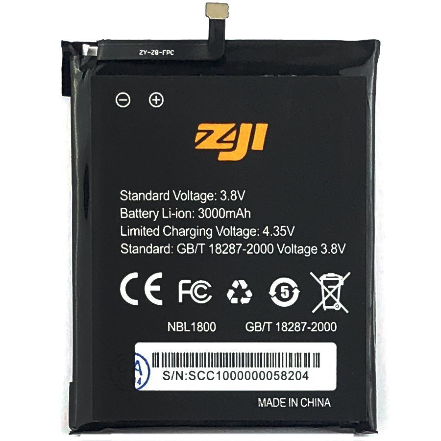 Аккумулятор Doogee (Homtom) ZoJI Z8 IP68 оригинал Китай 3000 mAh 145376 фото