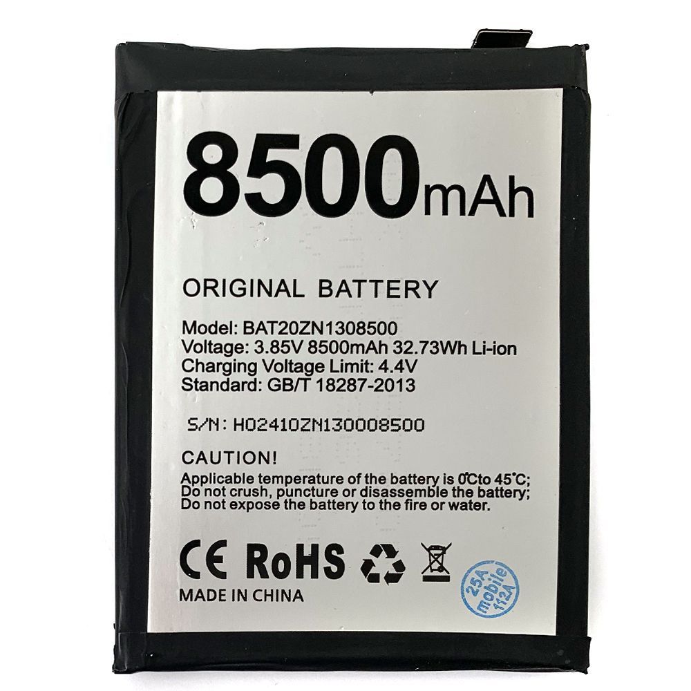 Аккумулятор Doogee BAT20ZN1308500 S86 Pro (оригинал Китай 8500 mAh) 156874 фото