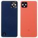 Задняя крышка Google Pixel 4 XL (оранжевая оригинал Китай со стеклом камеры) 150889 фото