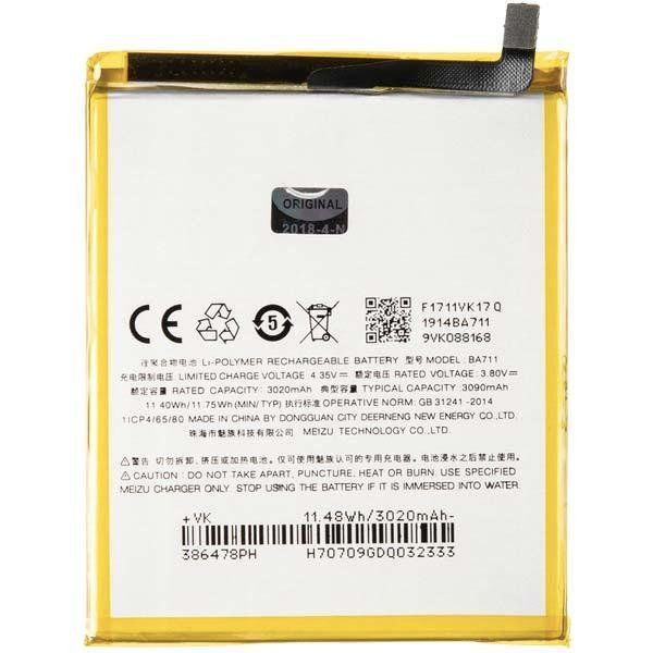 Аккумулятор Meizu BA711 оригинал Китай M6 M711 3020/3090 mAh 162301 фото
