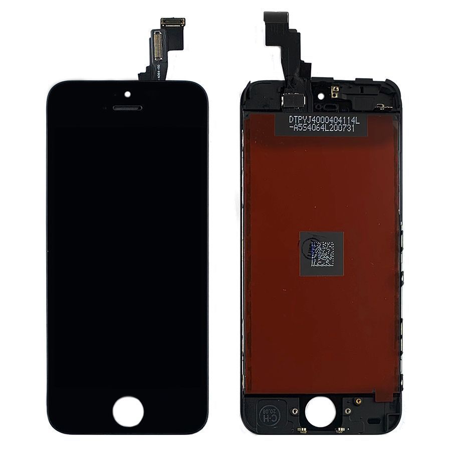 Дисплей Apple iPhone 5C + тачскрин Распродажа (черный AAA) 153063 фото