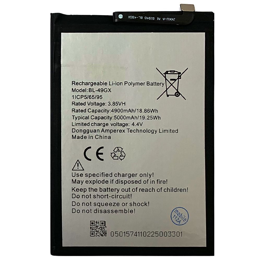 Аккумулятор Infinix BL-49GX Hot 11S 12 Pro (оригинал Китай 5000 mAh) 146826 фото