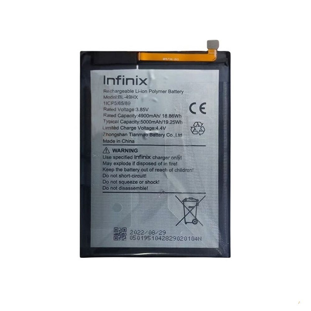 Аккумулятор Infinix BL-49HX Hot 20 5G (AAA) 156395 фото