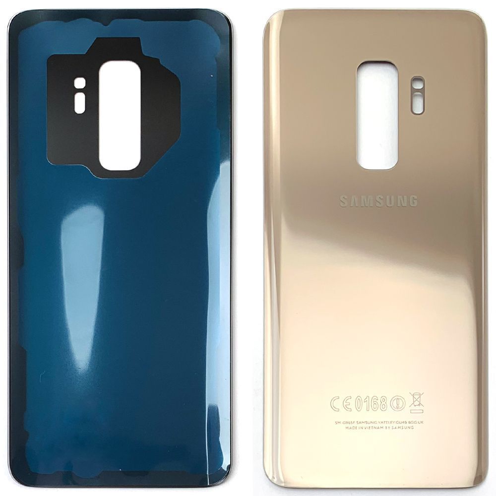 Задняя крышка Samsung Galaxy S9 Plus G965F (золотистая оригинал Китай) 159139 фото