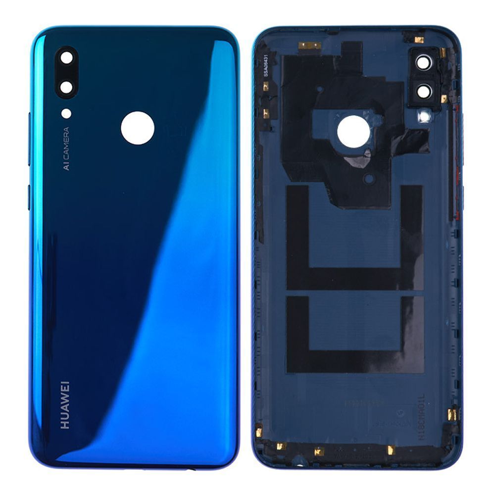 Задняя крышка Huawei P Smart 2019 POT-LX1 (синяя со стеклом камеры) 162046 фото