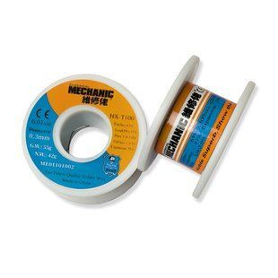 Припой Mechanic HX-T100 Sn 63%, Pb 37%, CI (Flux) < 0.1%, Flux 1-3%, 55 г, D0,3 мм, 183 &deg;C 143265 фото