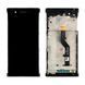 Дисплей Sony Xperia XA1 Plus G3416 G3412 G3426 G3421 G3423 + тачскрин (черный оригинал Китай с рамкой) 143438 фото