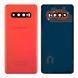 Задняя крышка Samsung Galaxy S10 Plus G975F (розовая оригинал Китай со стеклом камеры) 144764 фото