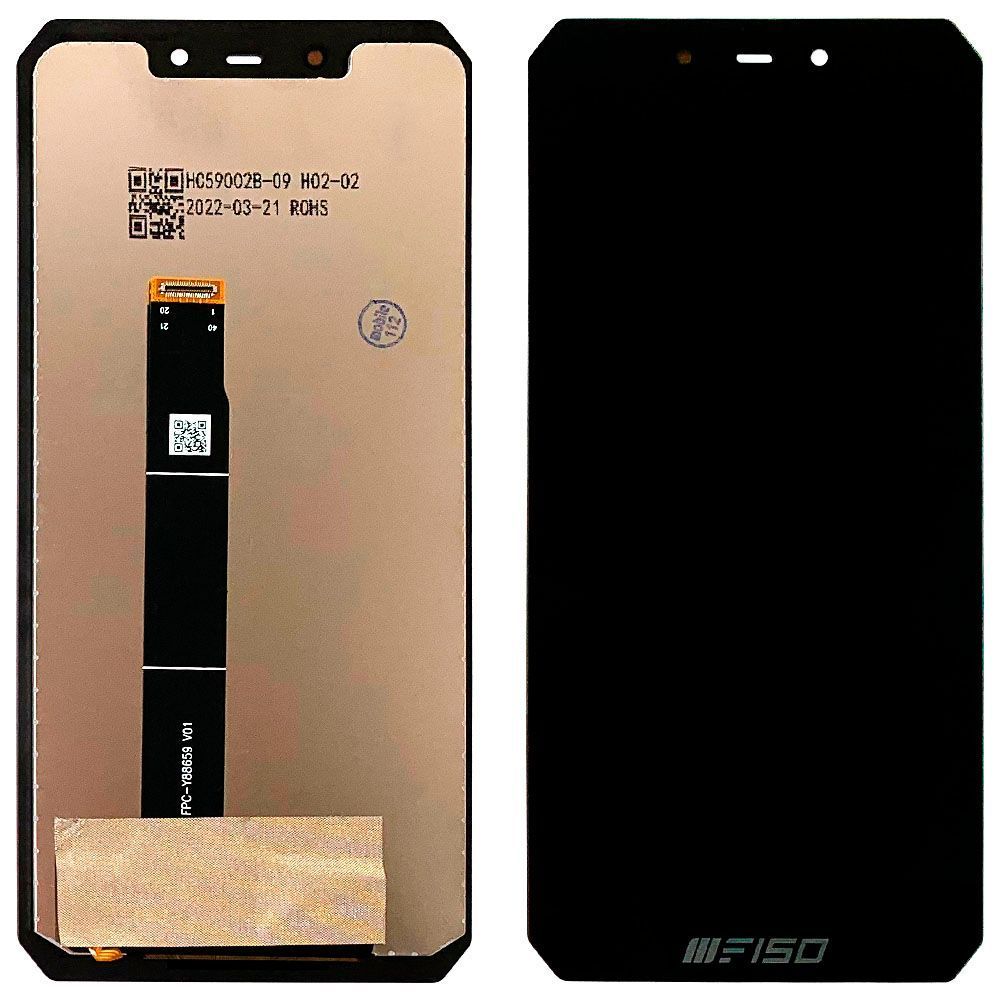Дисплей Oukitel F150 Bison 2021 Fiso B2021 + тачскрин (черный) 146482 фото