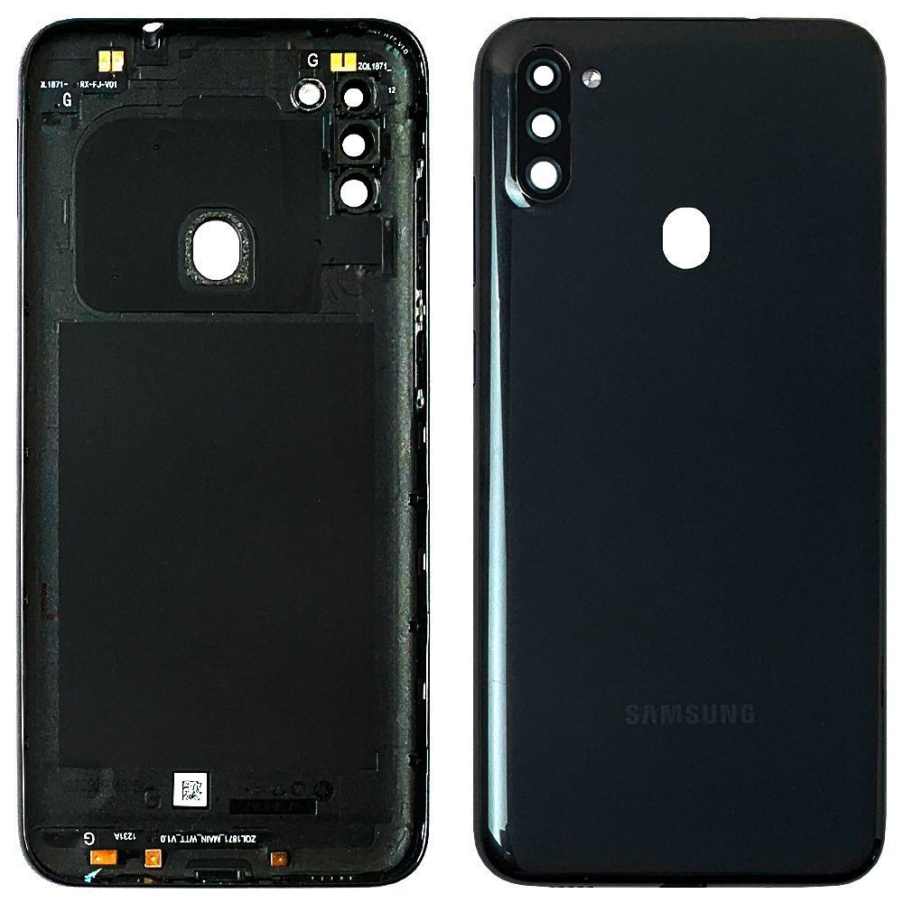 Задняя крышка Samsung Galaxy A11 A115F (черная оригинал Китай) 164197 фото