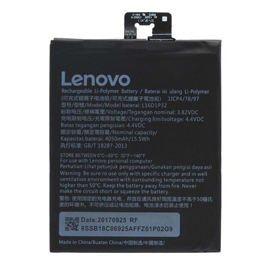 Аккумулятор Lenovo L16D1P32 оригинал Китай Phab 2 PB2-650M ZA190007UA 4050 mAh 163233 фото