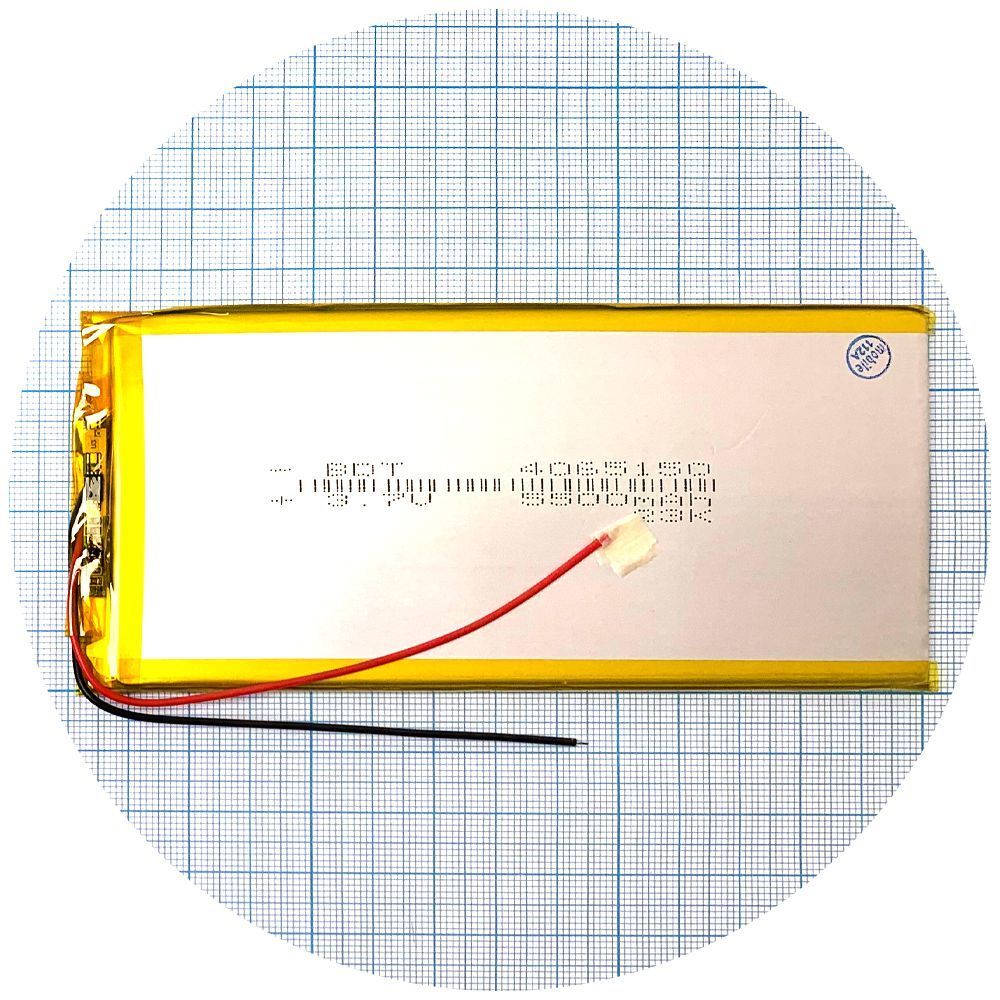 Аккумулятор универсальный 4065150 148 х 67 х 3 мм 5500 mAh 3.7V 149336 фото