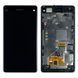 Дисплей Sony Xperia Z1 Compact D5503 + тачскрин (черный с передней панелью) 152789 фото