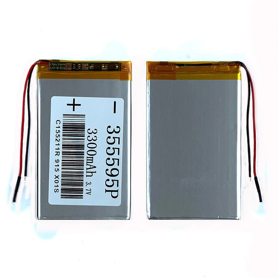 Аккумулятор универсальный 355595P 95 х 58 х 4 мм, 3300 mAh 3.7 V 143730 фото