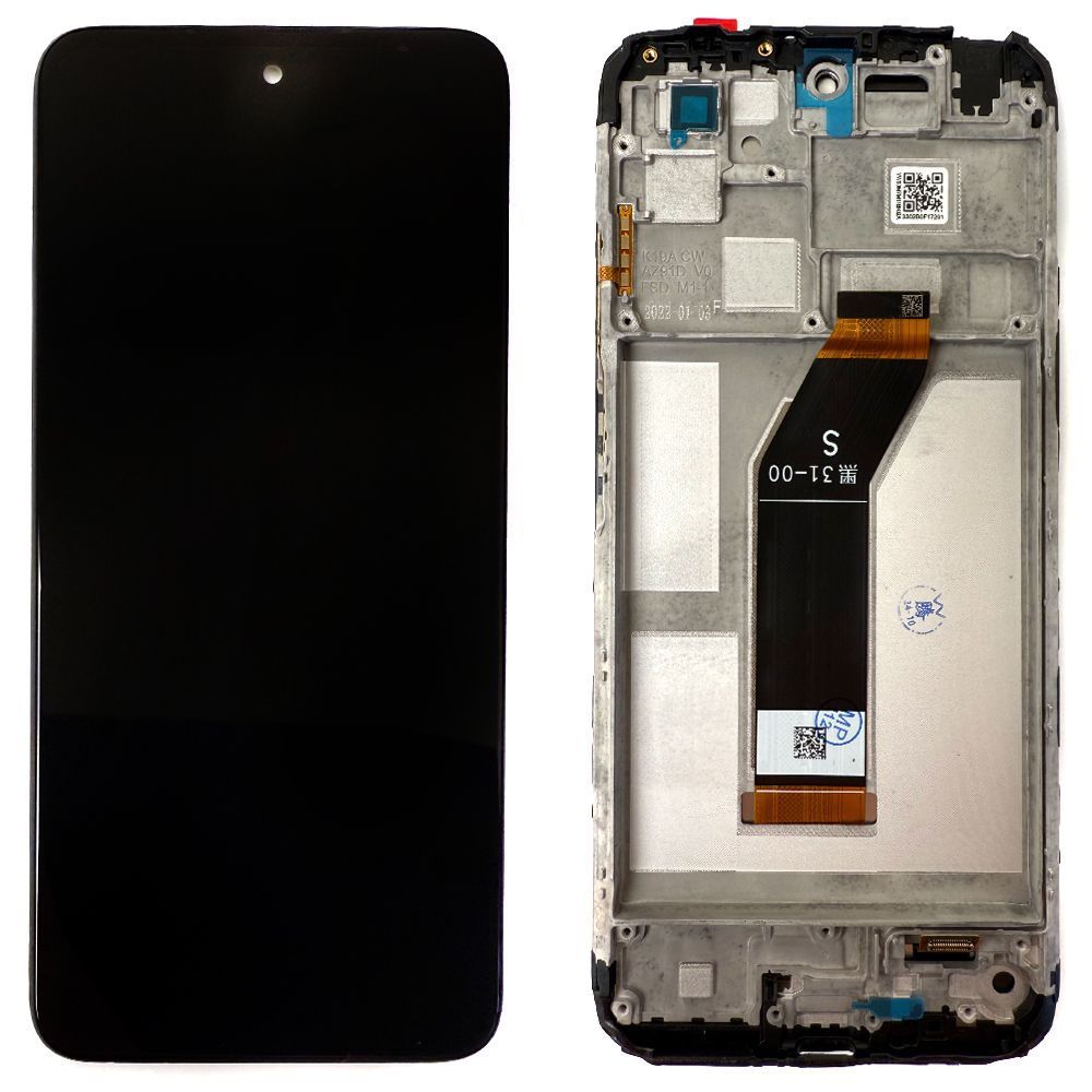 Дисплей Xiaomi Redmi 10 + тачскрин с рамкой (оригинал OEM) 159817 фото