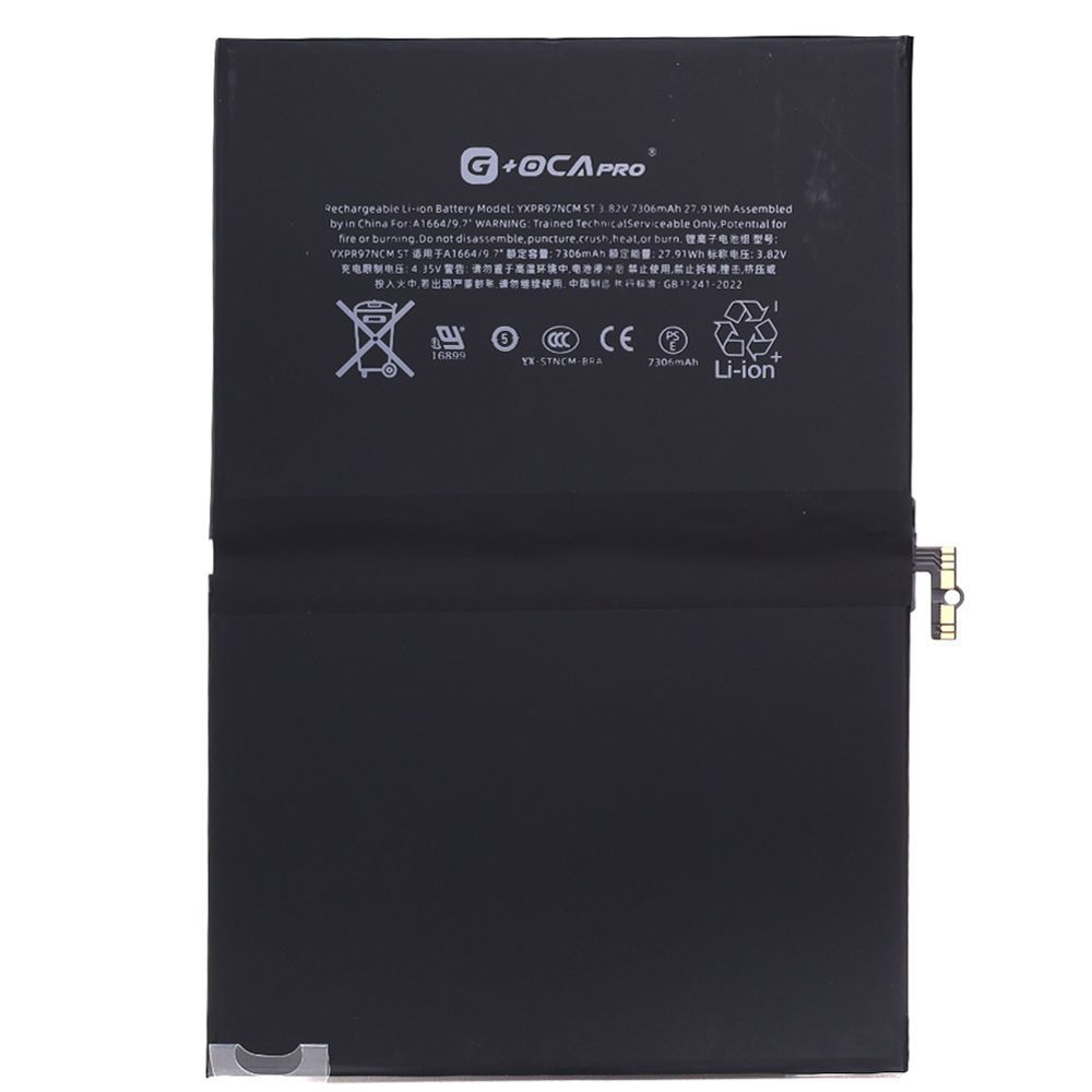 Аккумулятор Apple iPad Pro 9.7 2016 A1664 (A1673 A1674 A1675) (оригинал G+OCA Pro 7306 mAh) 183028 фото