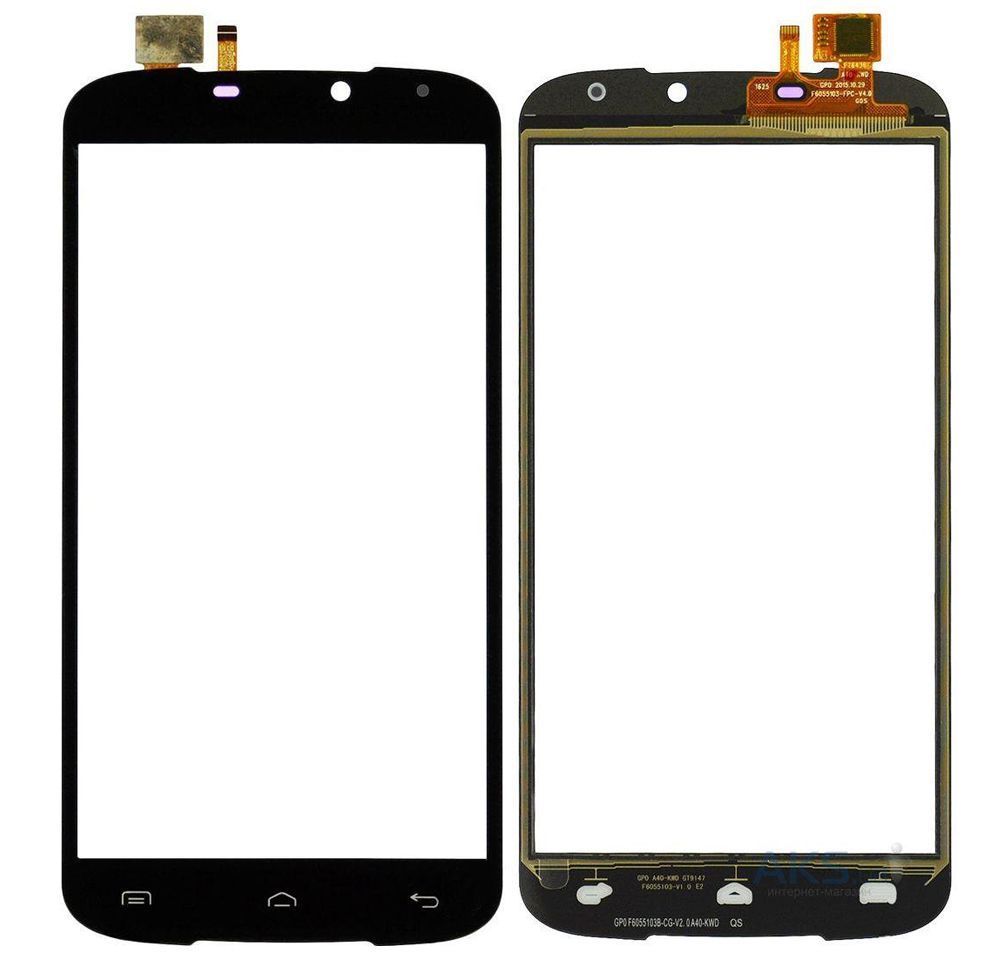 Тачскрин Doogee X6, X6 Pro (черный) 152197 фото