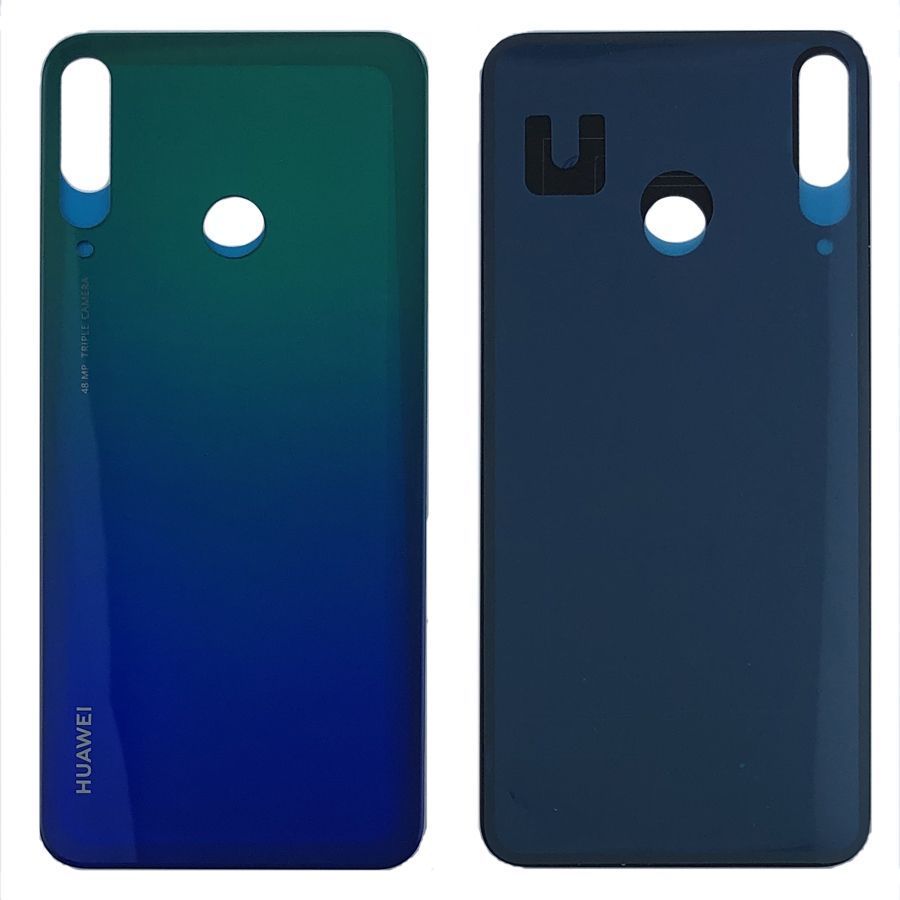 Задняя крышка Huawei P40 Lite E ART-L29 (сине - зеленая оригинал Китай) 163797 фото
