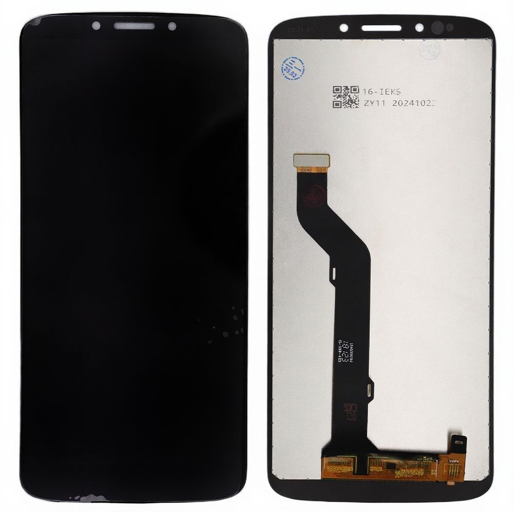 Дисплей Motorola Moto E5 Plus XT1924 + тачскрин (черный с передней панелью) 163491 фото