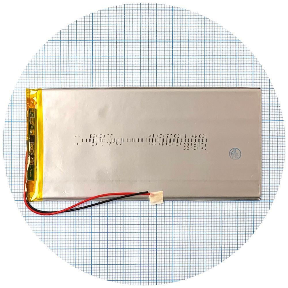 Аккумулятор универсальный 4070140 145 х 70 х 3 мм 4400 mAh 3.7V 154672 фото