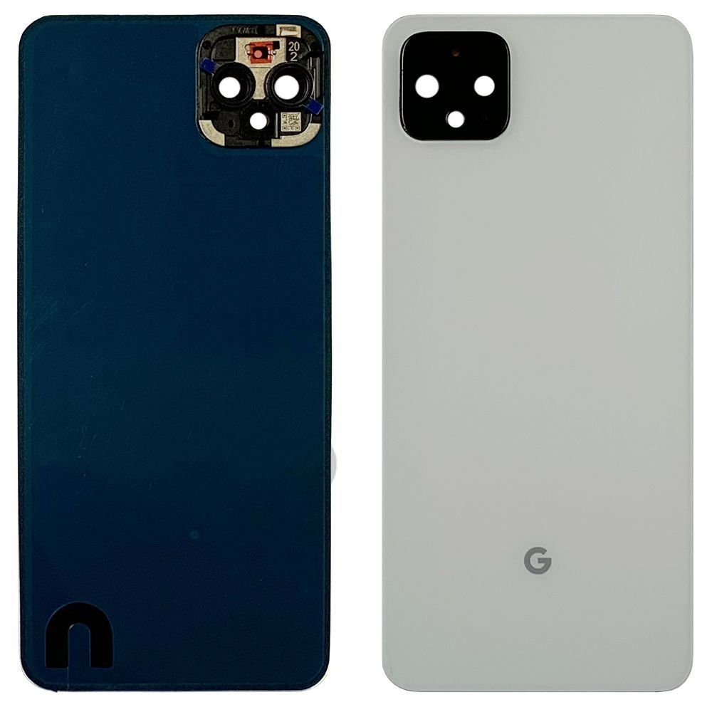 Задняя крышка Google Pixel 4 XL (белая оригинал Китай со стеклом камеры) 150881 фото