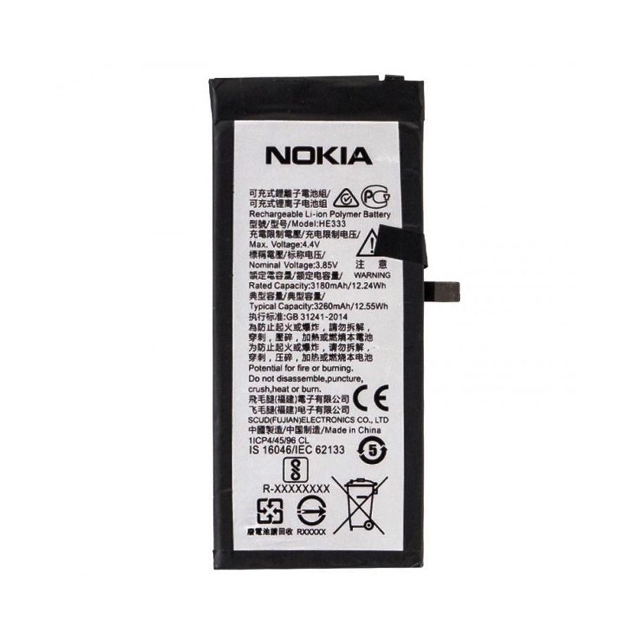Аккумулятор Nokia 8 Sirocco HE333 оригинал Китай TA-1005 3180/3260 mAh Распродажа 145334 фото