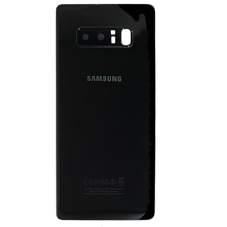 Задняя крышка Samsung Galaxy Note 8 N950F (черная оригинал Китай со стеклом камеры) 159091 фото
