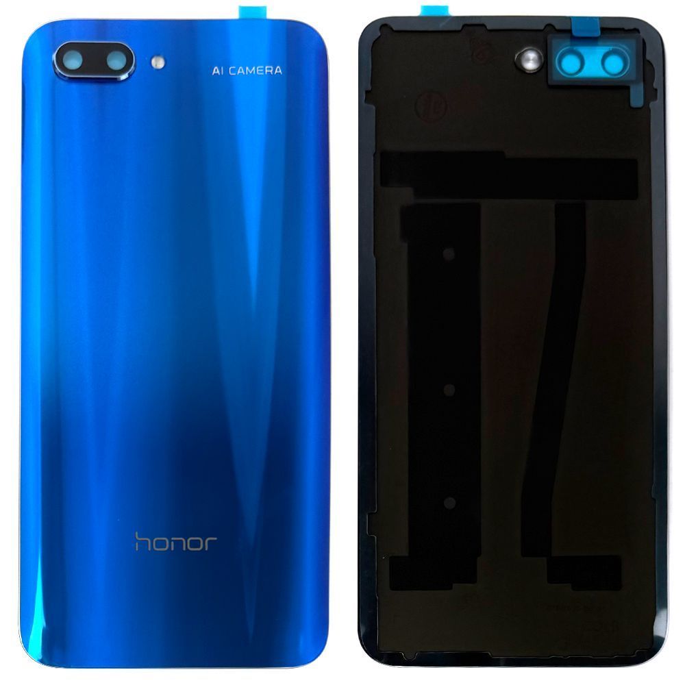 Задняя крышка Huawei Honor 10 COL-L29 (синяя Original New со стеклом камеры) 182539 фото
