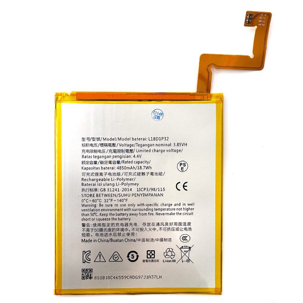 Аккумулятор Lenovo L18D1P32 Tab M10 TB-X505F, M10 Plus 10.3" TB-X606F X605L (оригинал Китай 4850 mAh) 151784 фото