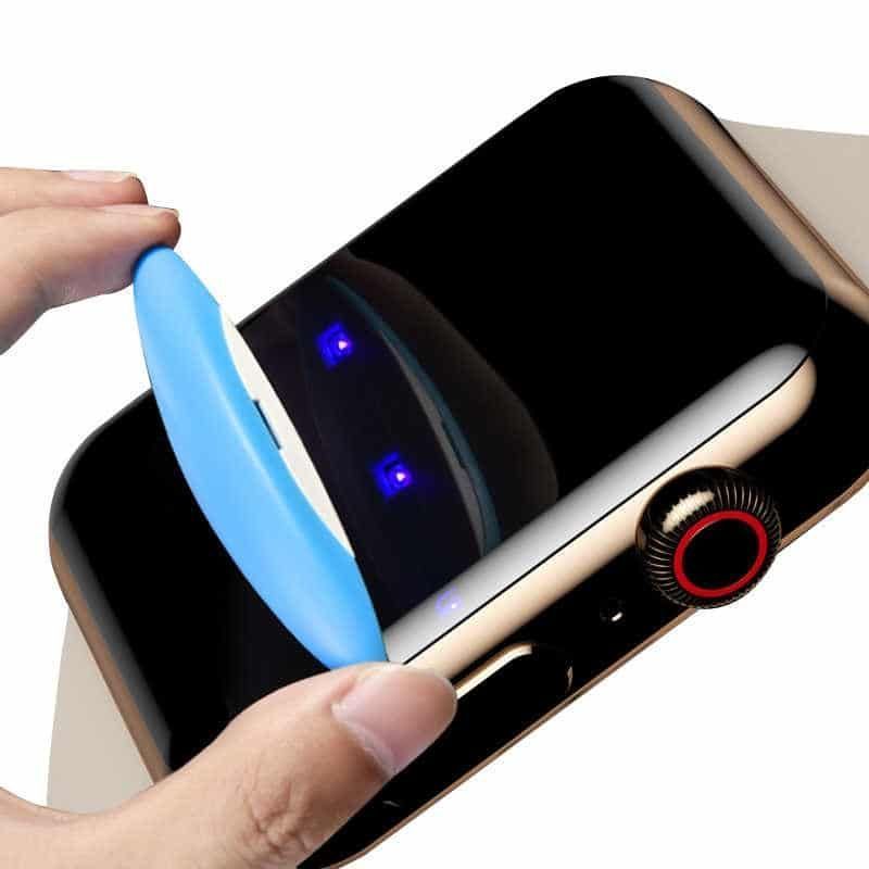 Защитное стекло (пленка) Apple Watch 4, Watch 5, Watch 6, Watch SE 40 мм (UV Full Glue) 143372 фото