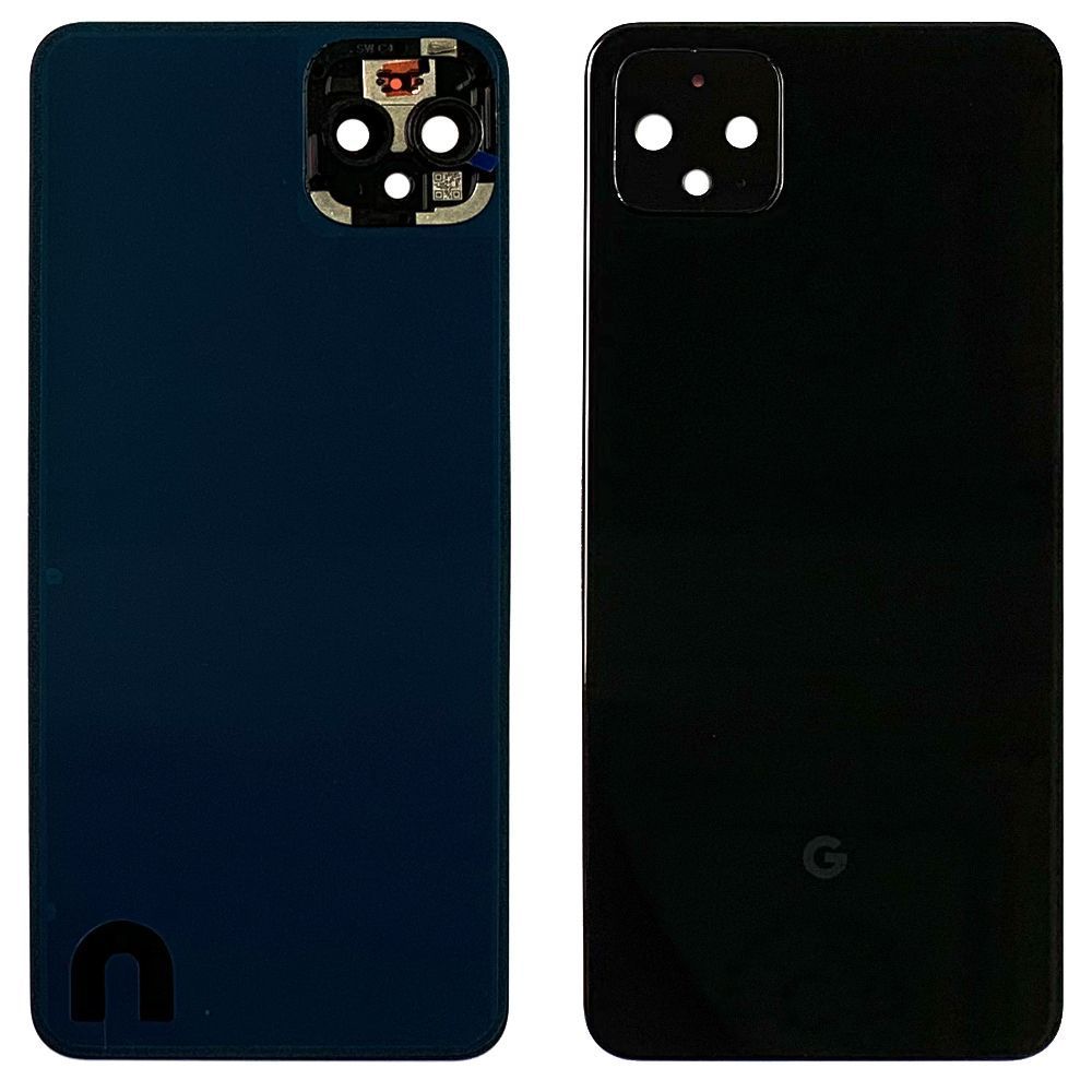 Задняя крышка Google Pixel 4 XL (черная оригинал Китай со стеклом камеры) 150882 фото