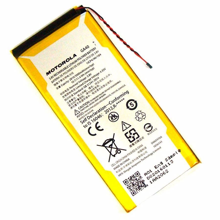 Аккумулятор Motorola GA40 Moto G4 XT1622 XT1625, Moto G4 Plus XT1640 XT1641 XT1642 (оригинал Китай 3000 mAh) 160744 фото