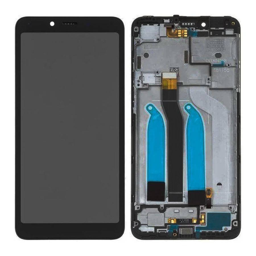 Дисплей Xiaomi Redmi 6, Redmi 6A M1804C3DG + тачскрин (белый с передней панелью без датчика приближения) 151622 фото
