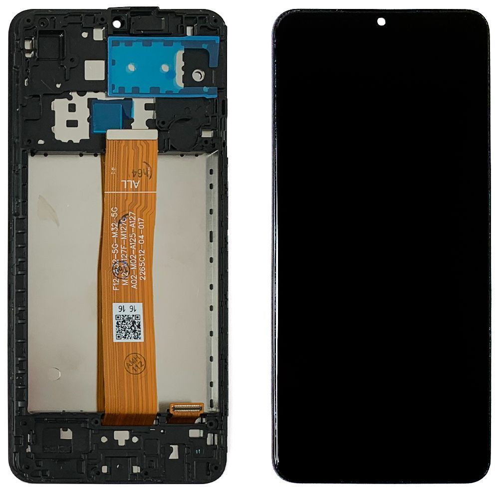 Дисплей Samsung Galaxy A02 A022F + тачскрин с рамкой (универсальный) 145762 фото