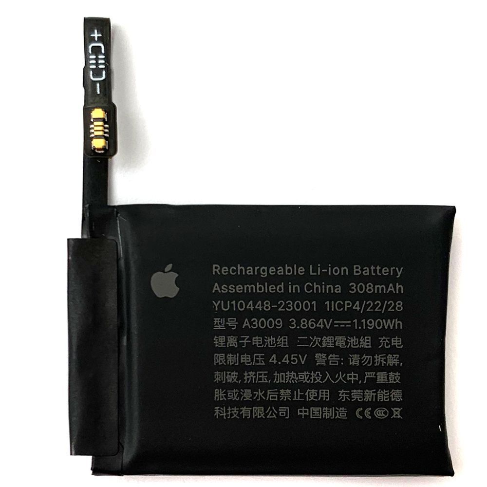 Аккумулятор Apple Watch 9 45 мм A3009 308 mAh (оригинал 100%) 181142 фото