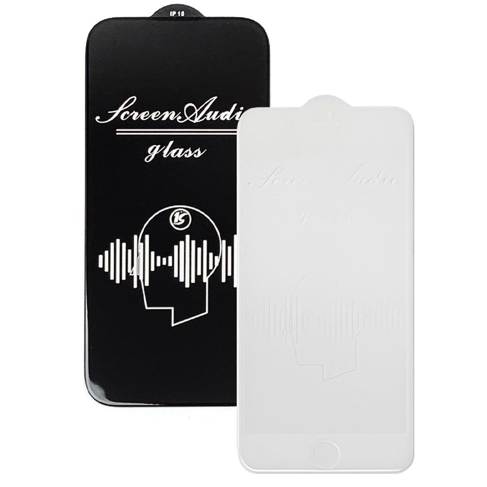 Защитное стекло Apple iPhone 6 Plus, iPhone 6S Plus (белое Audio Glass) 153299 фото